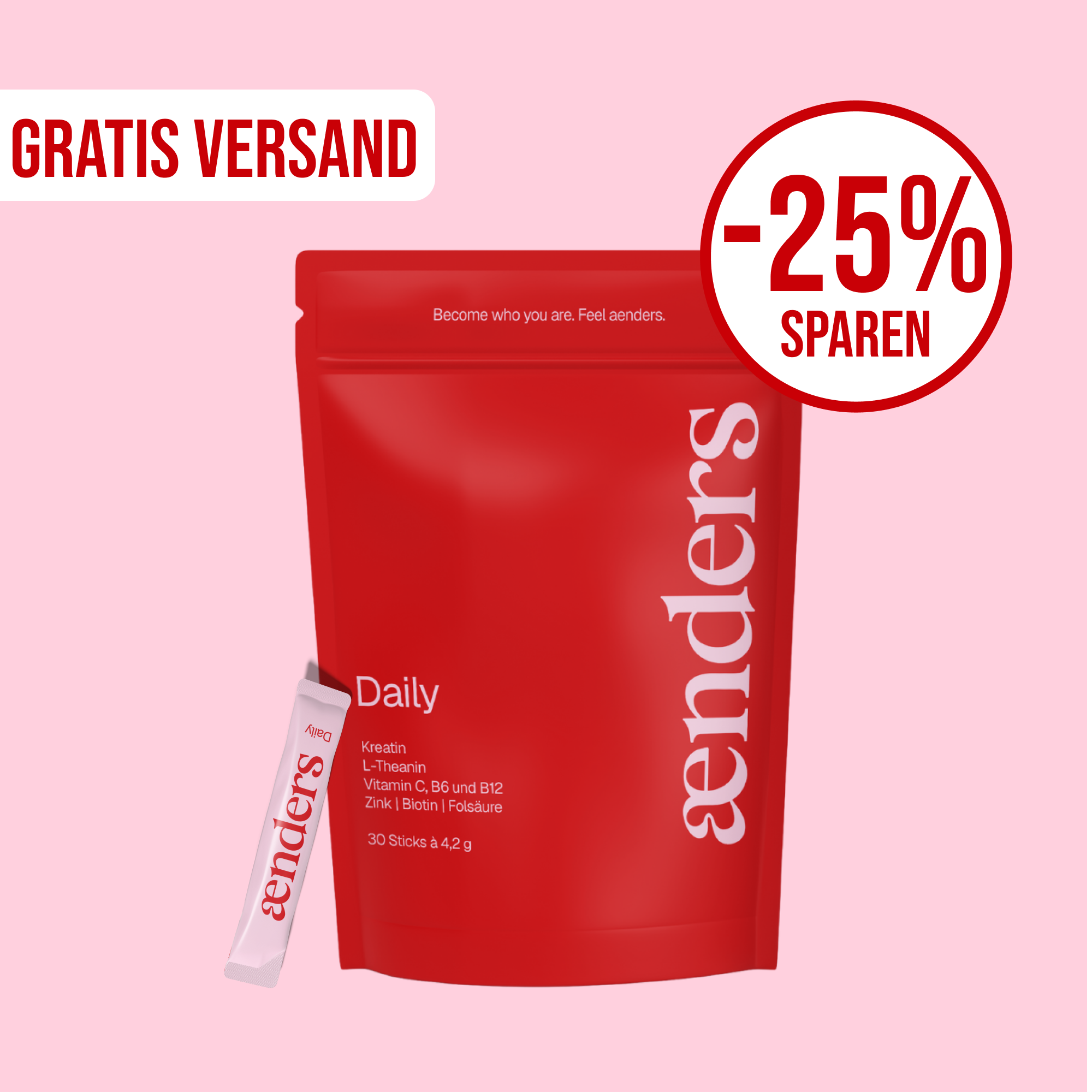 Probierpaket: Kreatin-Sticks für Frauen