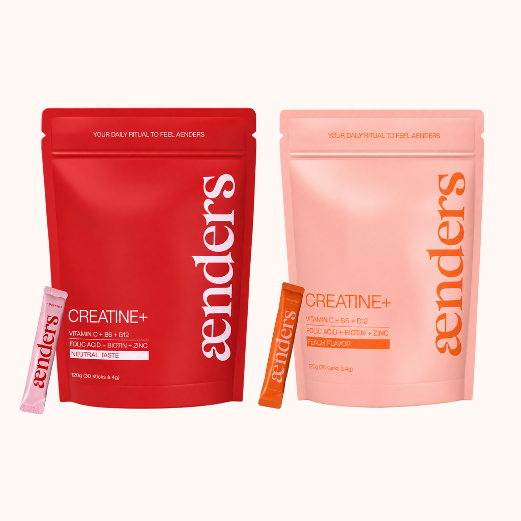 Creatine+ Kreatin-Sticks: Neutral + Peach Spar-Set