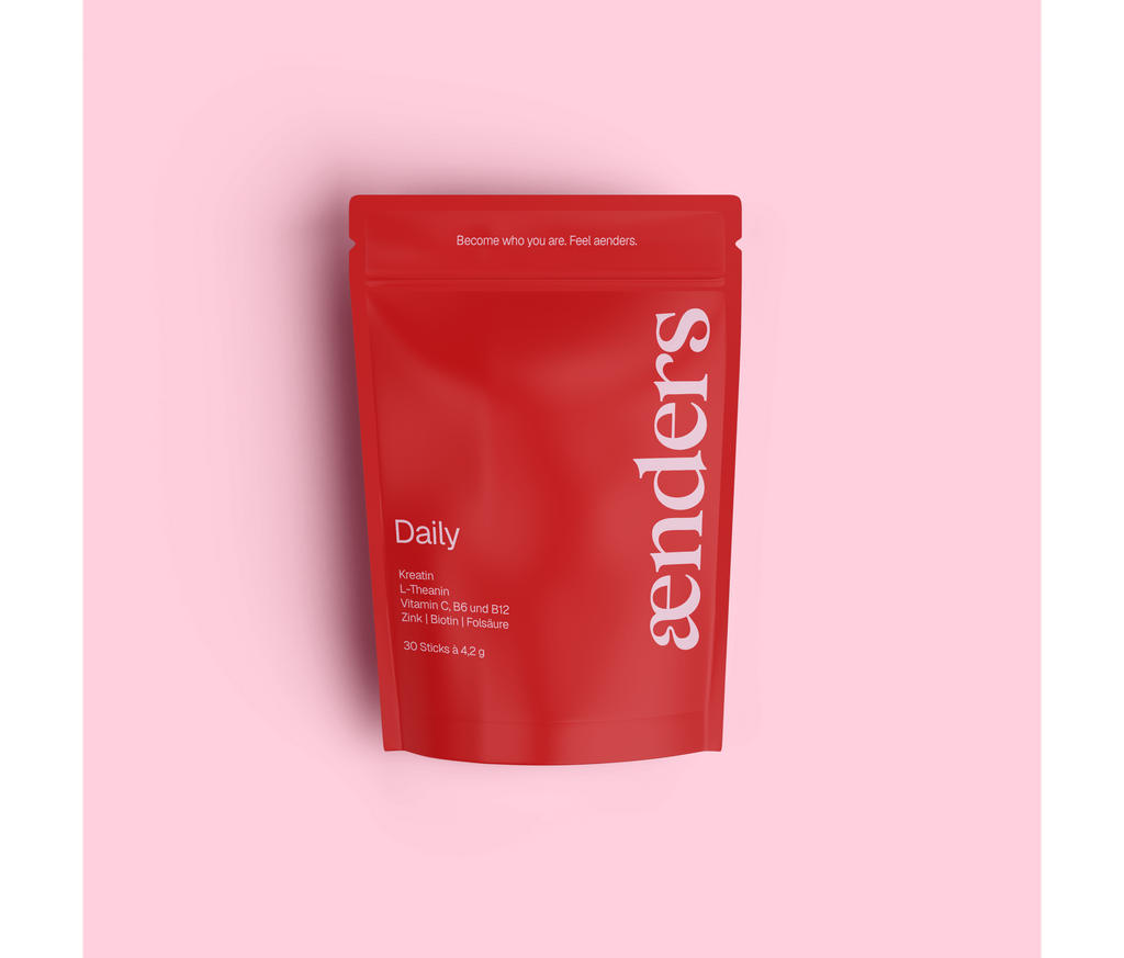 Aenders Daily Kreatin Sticks für Frauen – Packung mit 30 Portionen