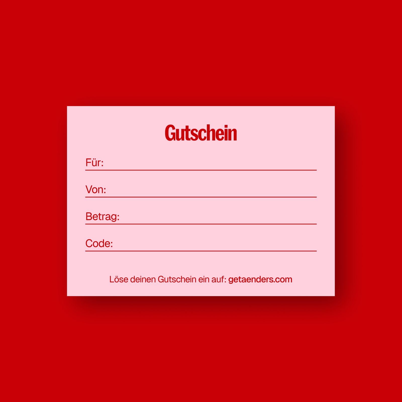 Aenders Gift Card - Self-care für deine Liebsten