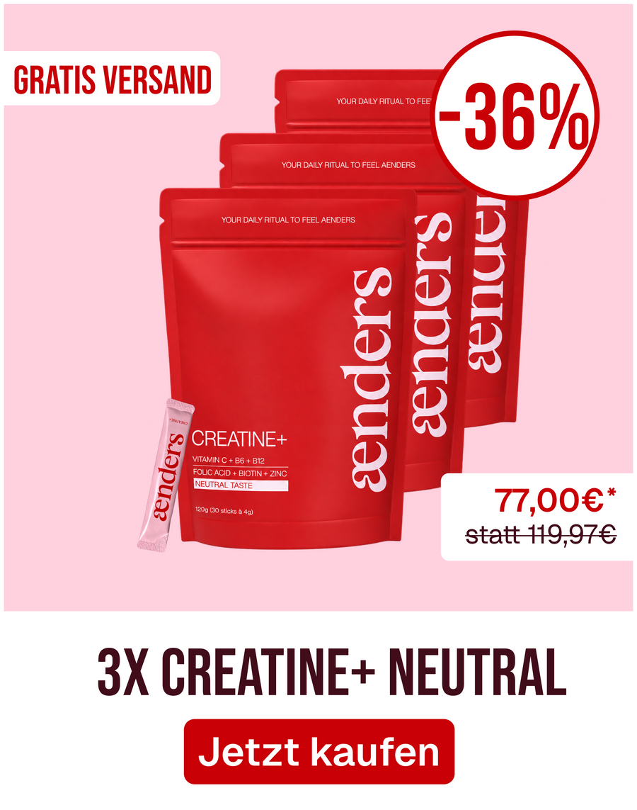 3x Creatine+ Neutral Einmalkauf