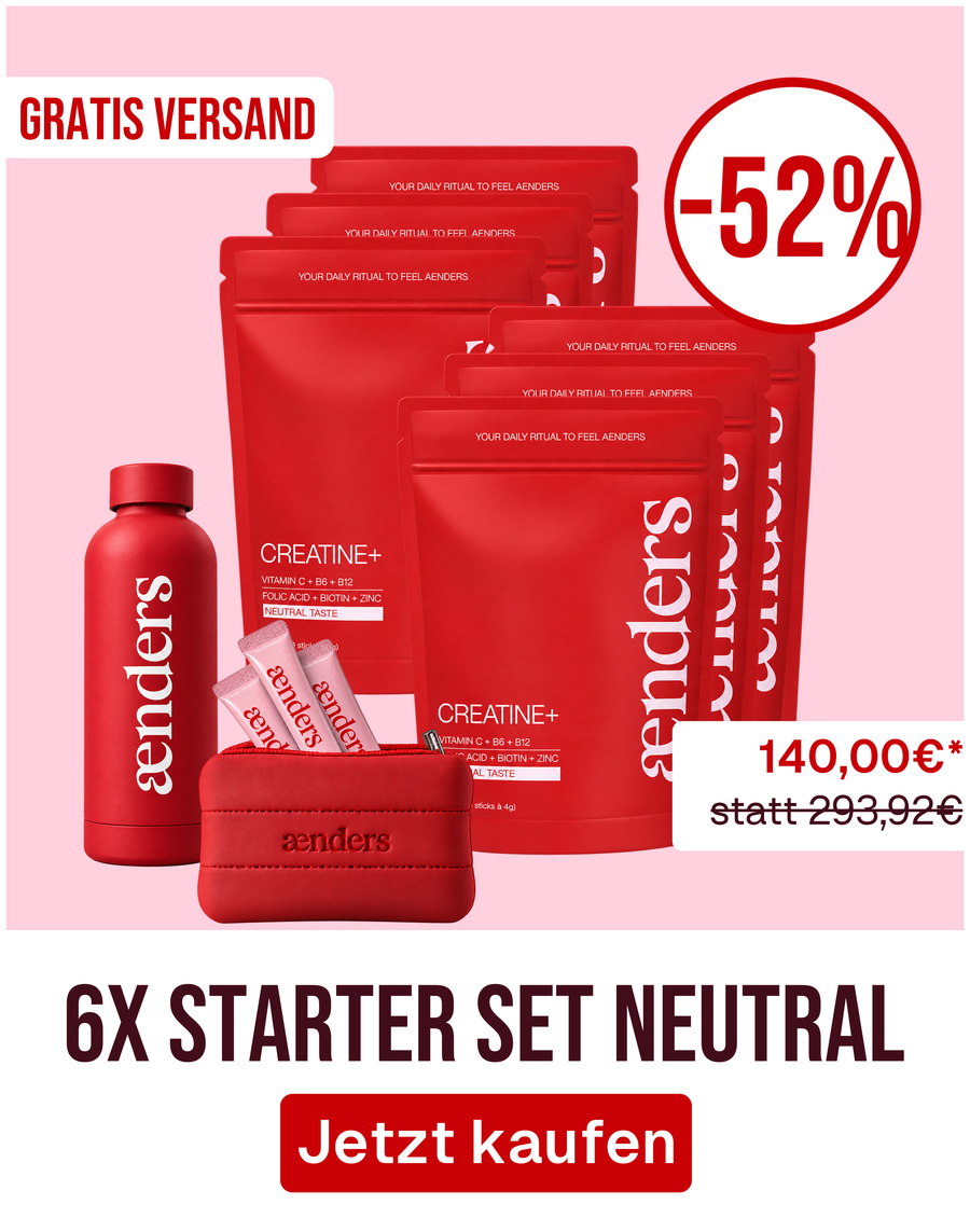 Starter Set 6x Neutral mit Bottle + Bag Einmalkauf